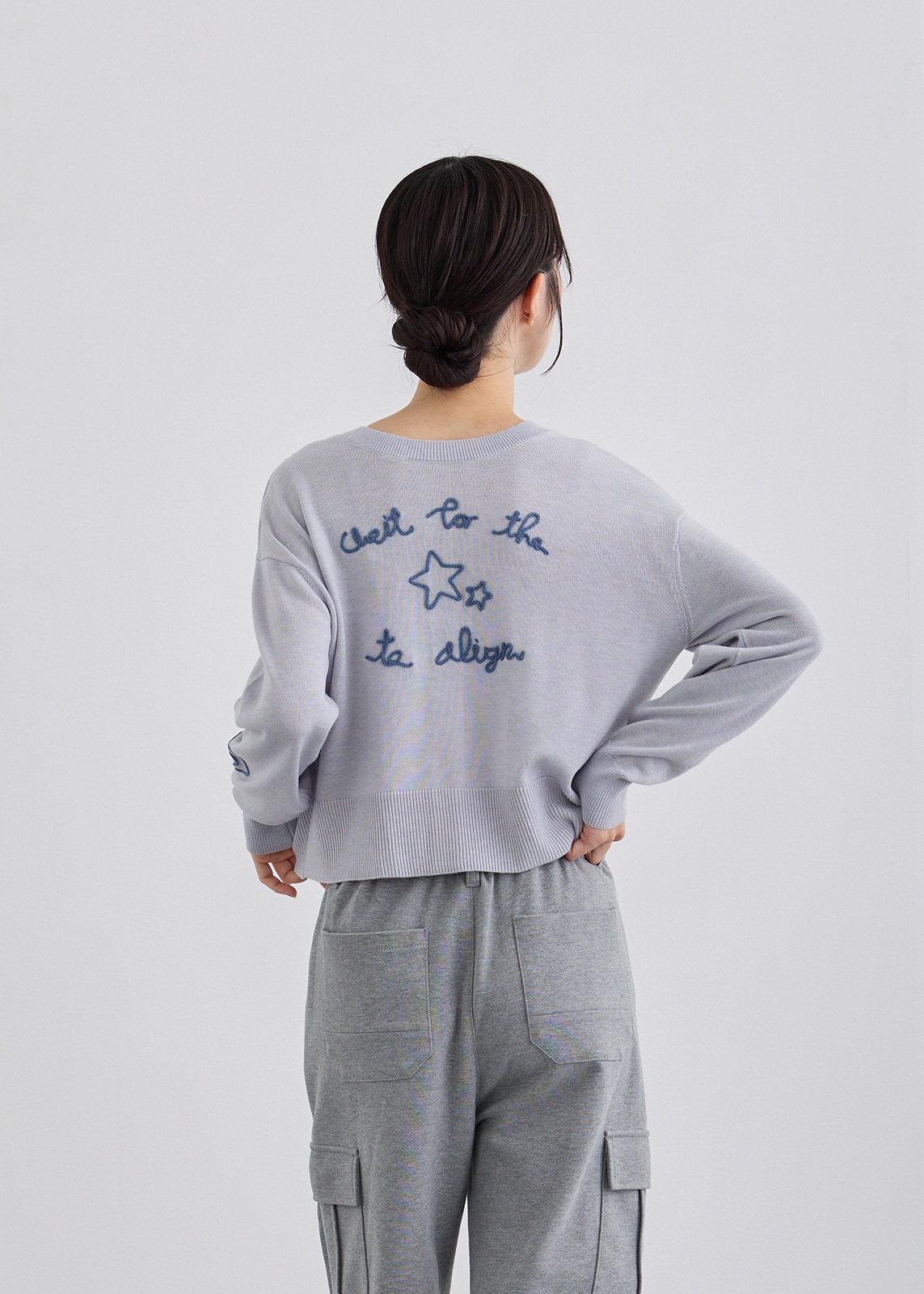 【LUIS MARI】アート ロゴ 2way ニット