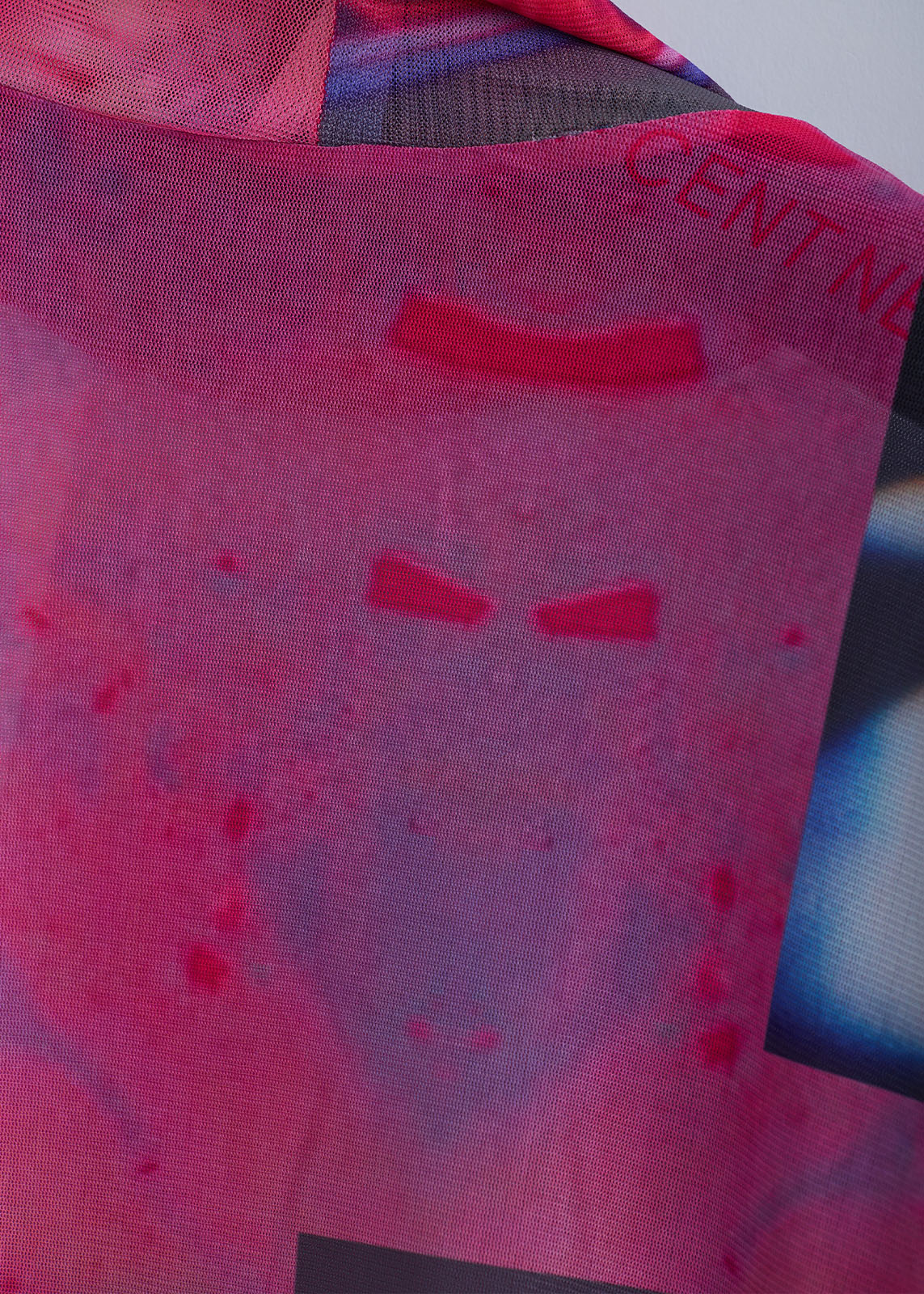 【neuf cent neuf】ハイネック コラージュフォト チュール