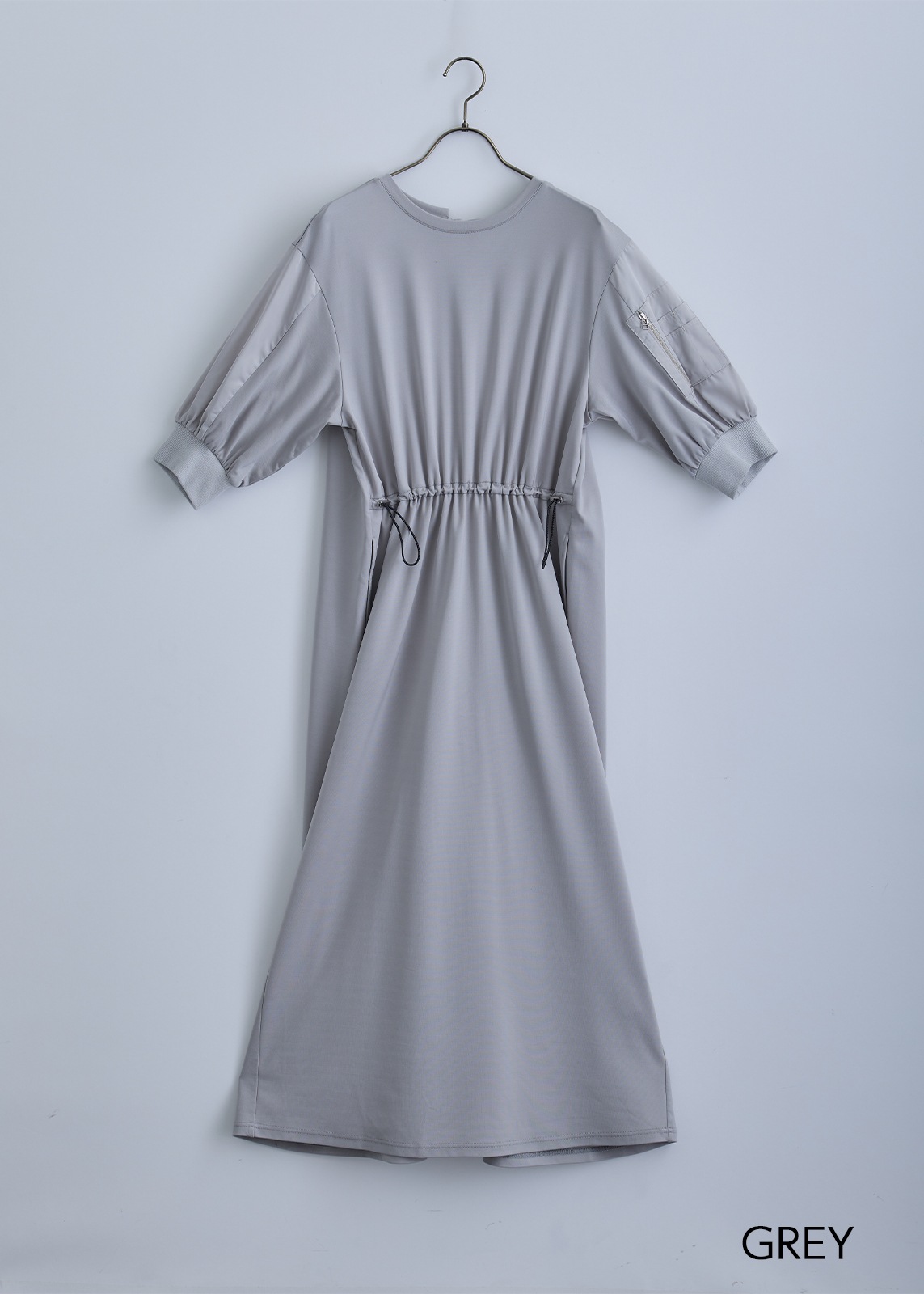 【neuf cent neuf】ミリタリー ドロスト ワンピース