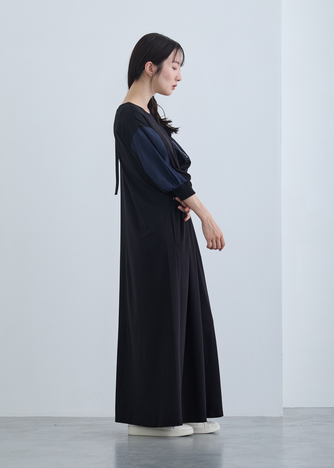 【neuf cent neuf】ミリタリー ドロスト ワンピース