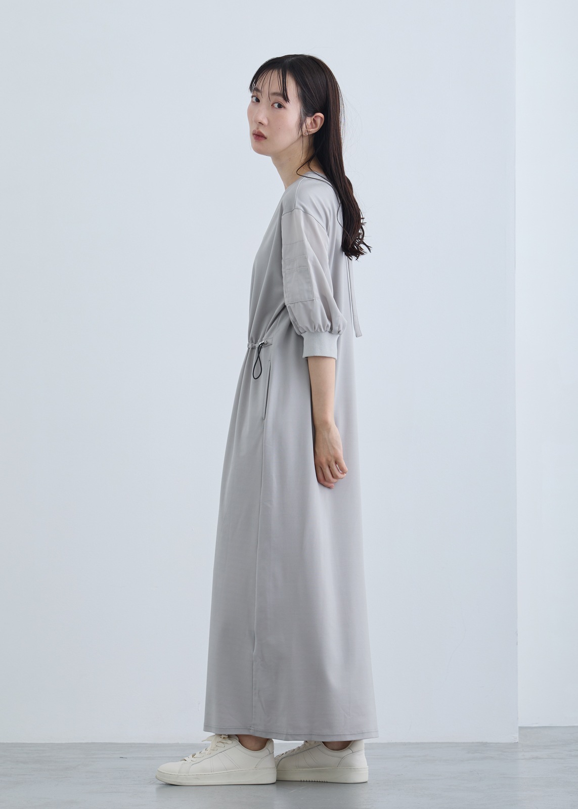 【neuf cent neuf】ミリタリー ドロスト ワンピース