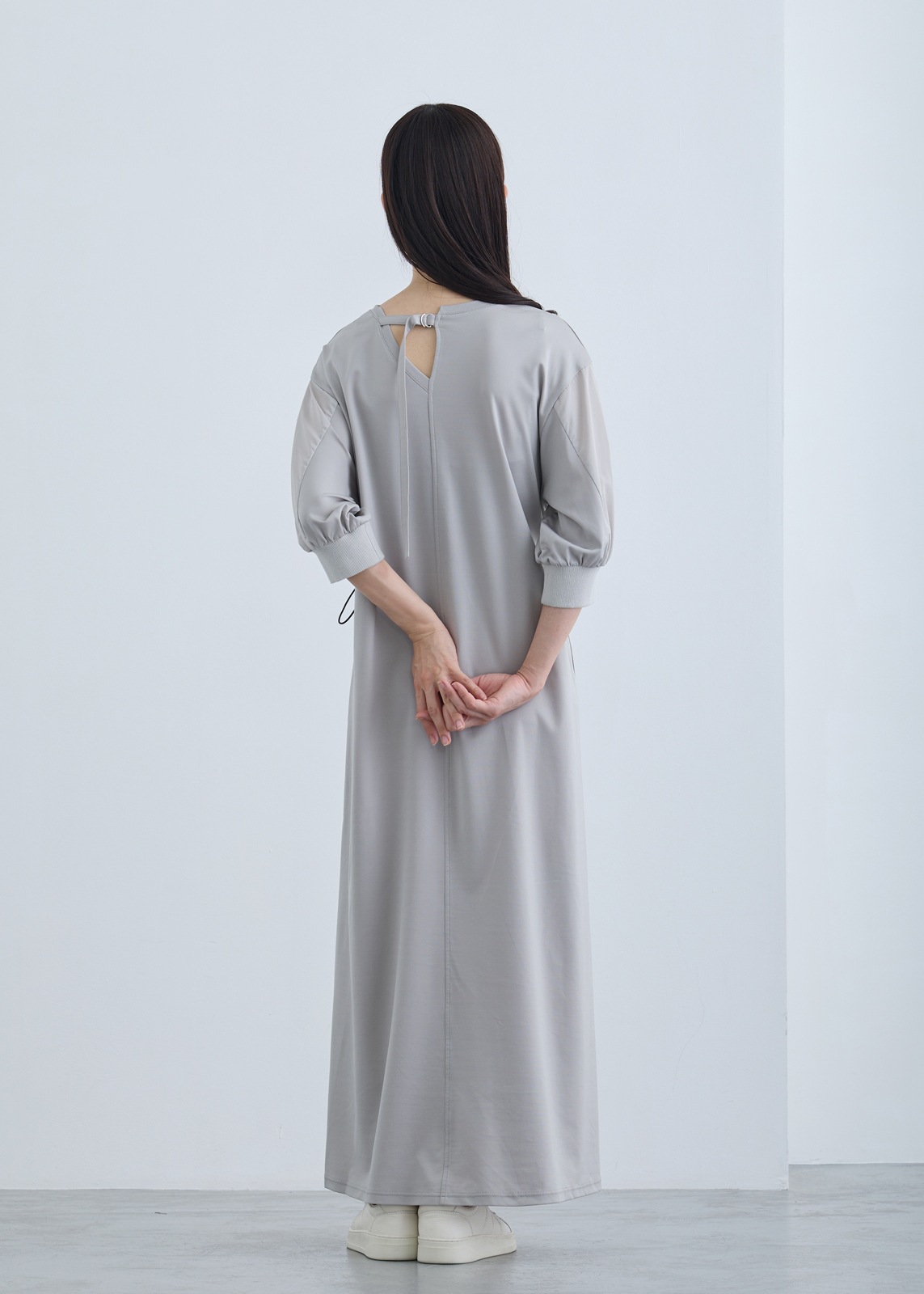 【neuf cent neuf】ミリタリー ドロスト ワンピース