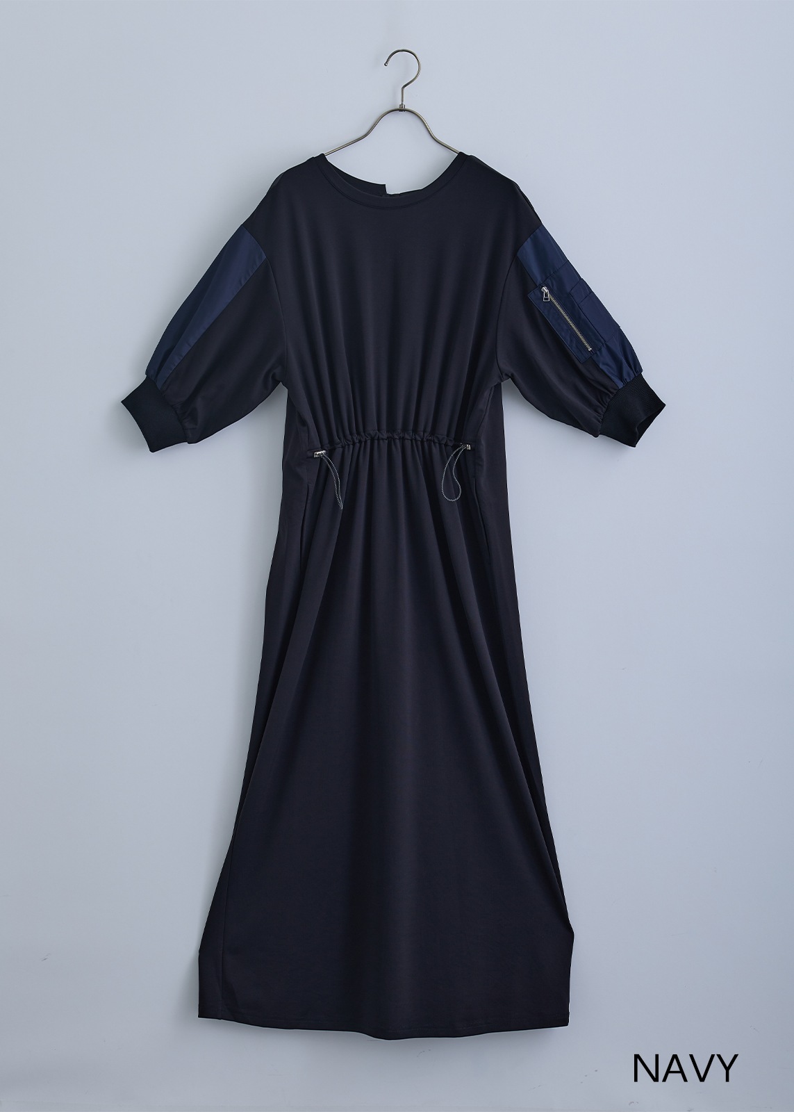 【neuf cent neuf】ミリタリー ドロスト ワンピース