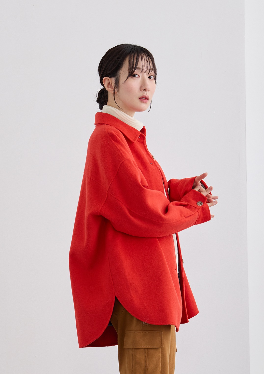 LUISMARI】ウール混 シャツ コート | NEW ARRIVAL | Cour Carre an