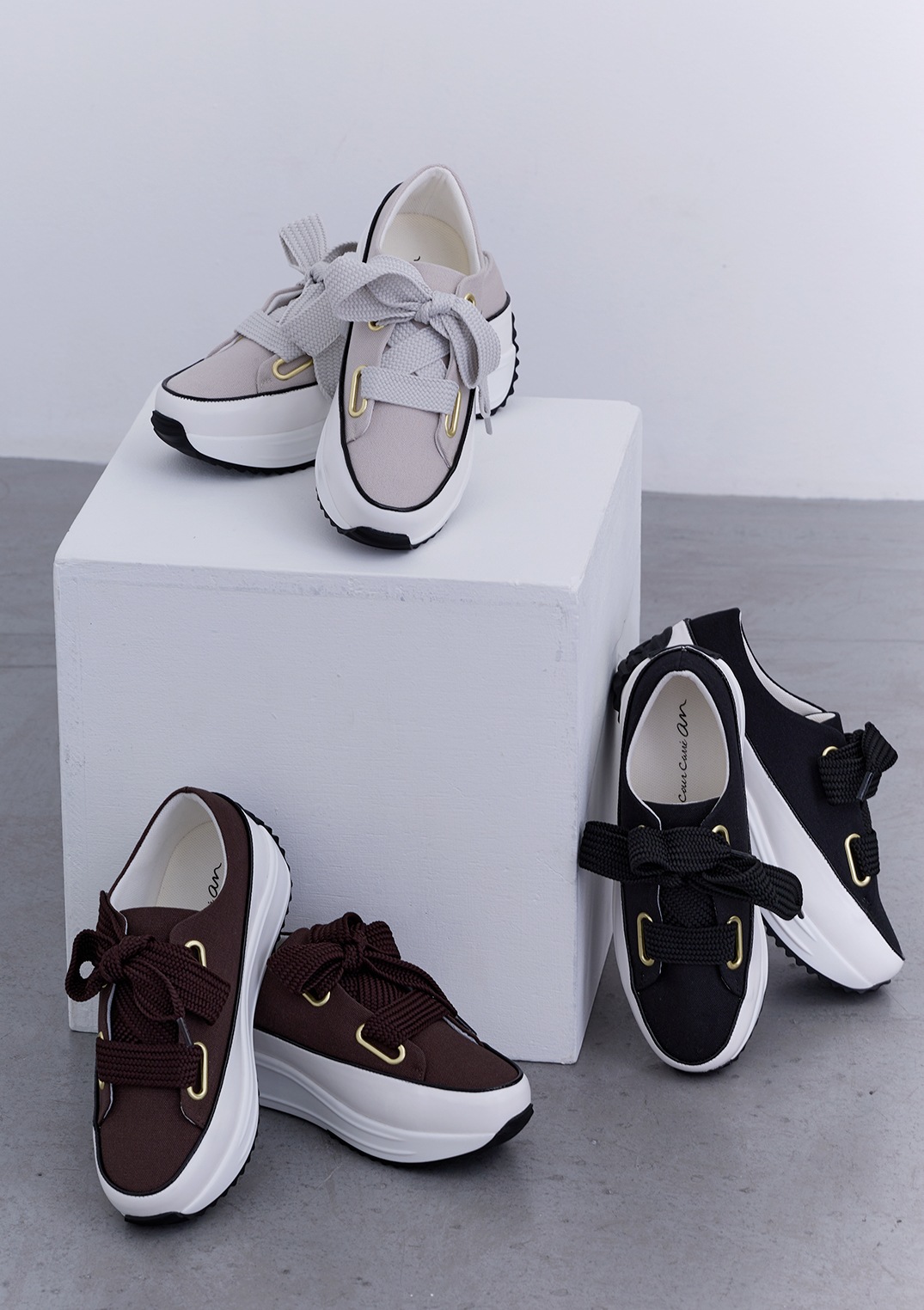 【Cour Carre an】リボンスニーカー