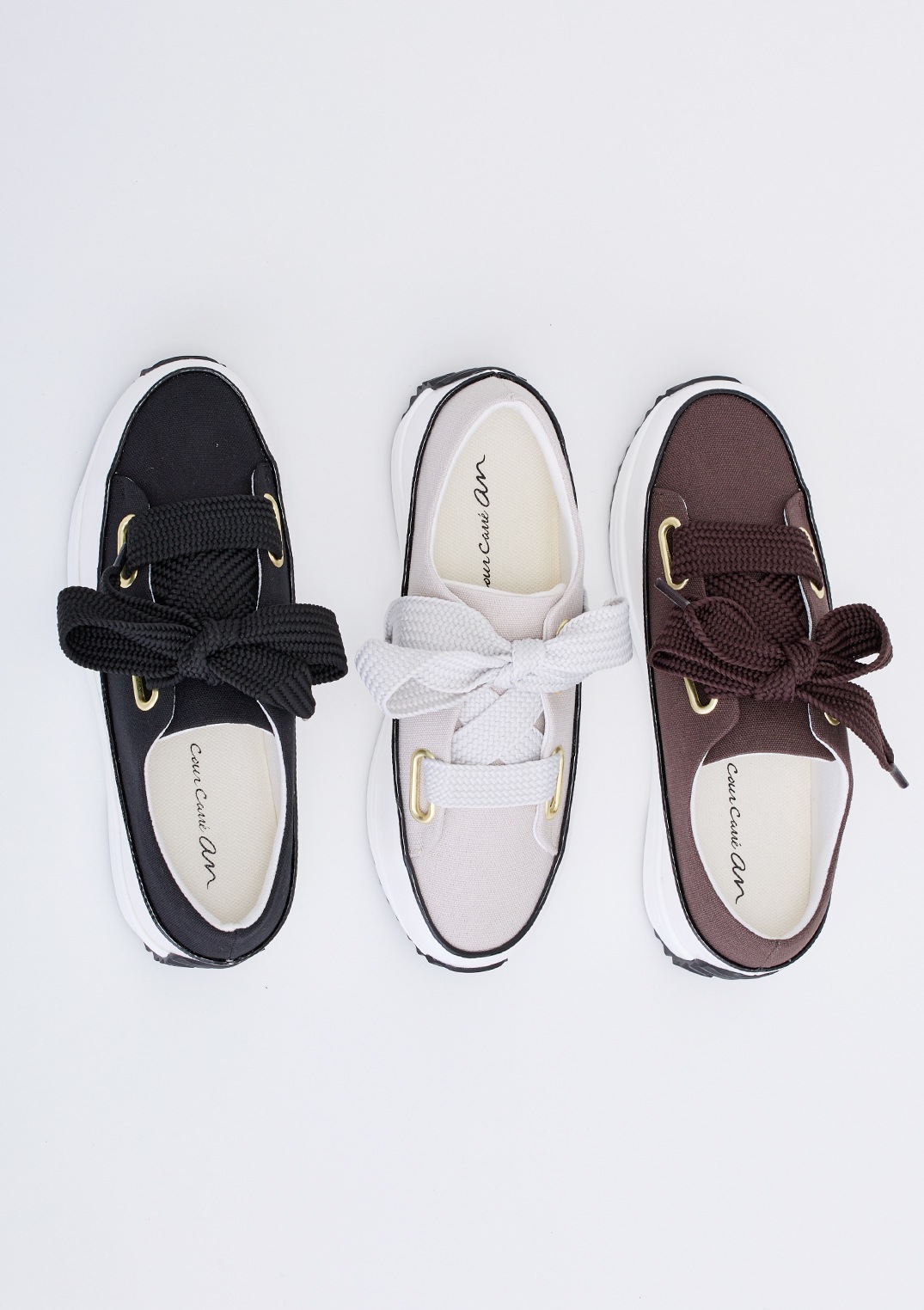 【Cour Carre an】リボンスニーカー