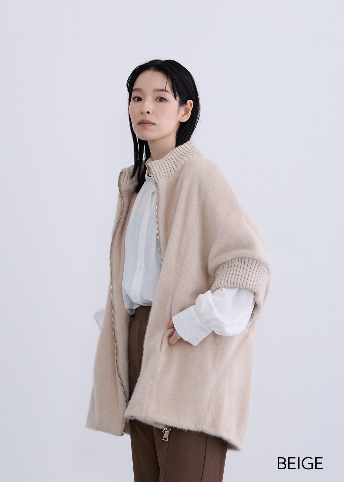 KOOS】 スリーブレスシャギーコート | ALL | Cour Carre an ONLINE STORE