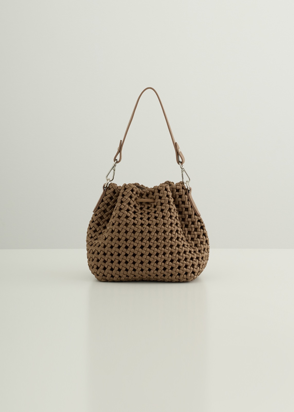 【PLUS an】メッシュ巾着バッグ