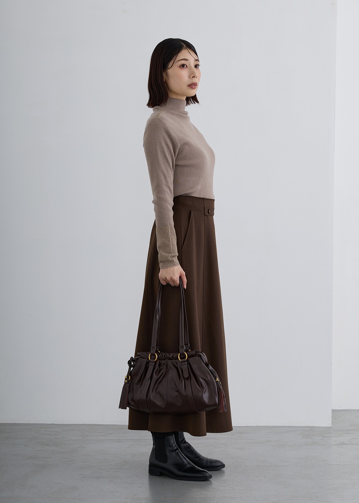 BALLY CARYNE レザー ギャザーバッグ PLUS an】レザー ギャザー バッグ | NEW ARRIVAL | Cour Carre an