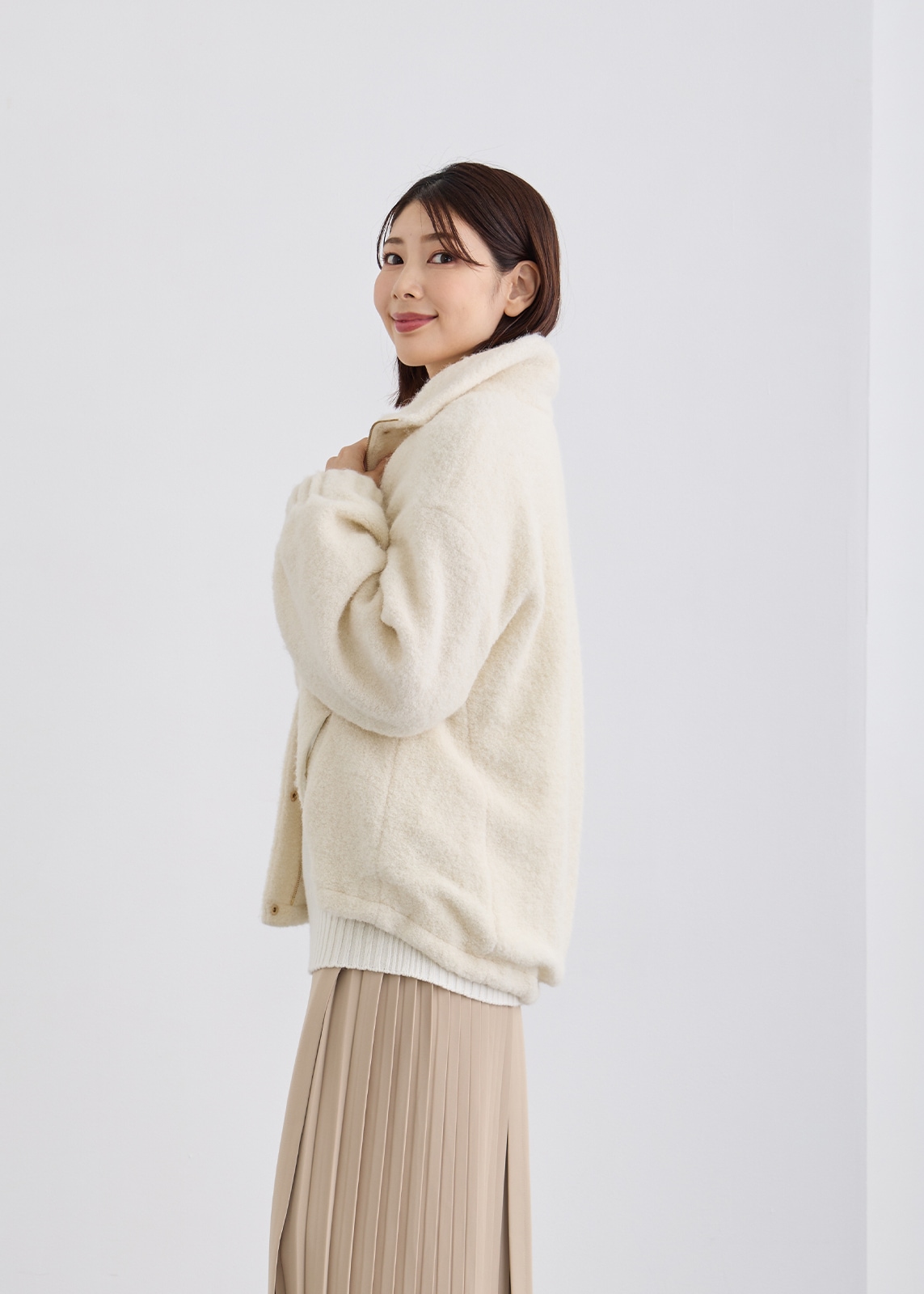 KOOS】ループ アルパカ コート | NEW ARRIVAL | Cour Carre an ONLINE