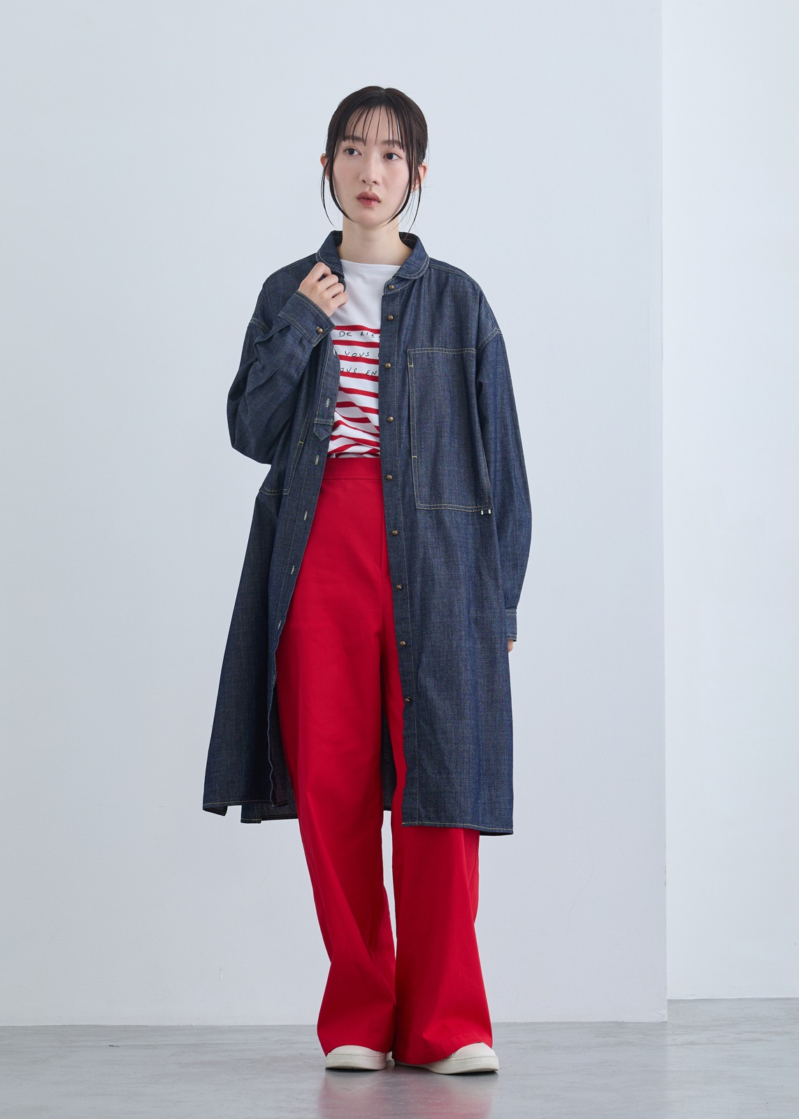 【LUIS MARI】スラブ デニム ワンピース