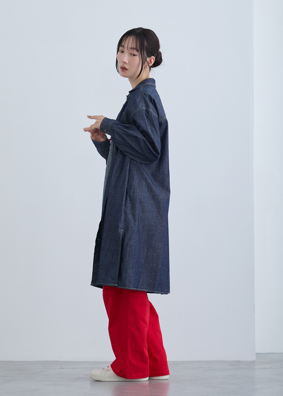 【LUIS MARI】スラブ デニム ワンピース