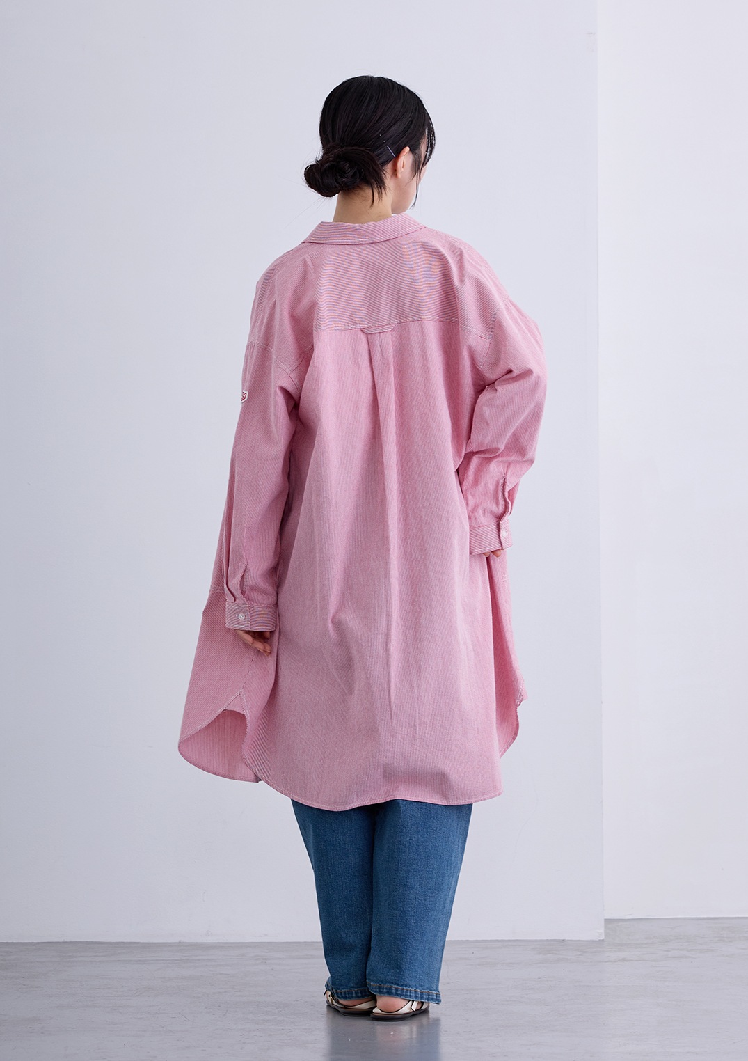 【LUIS MARI】ストライプ ロング ブラウス