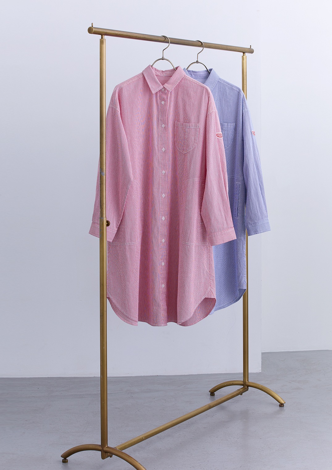 【LUIS MARI】ストライプ ロング ブラウス