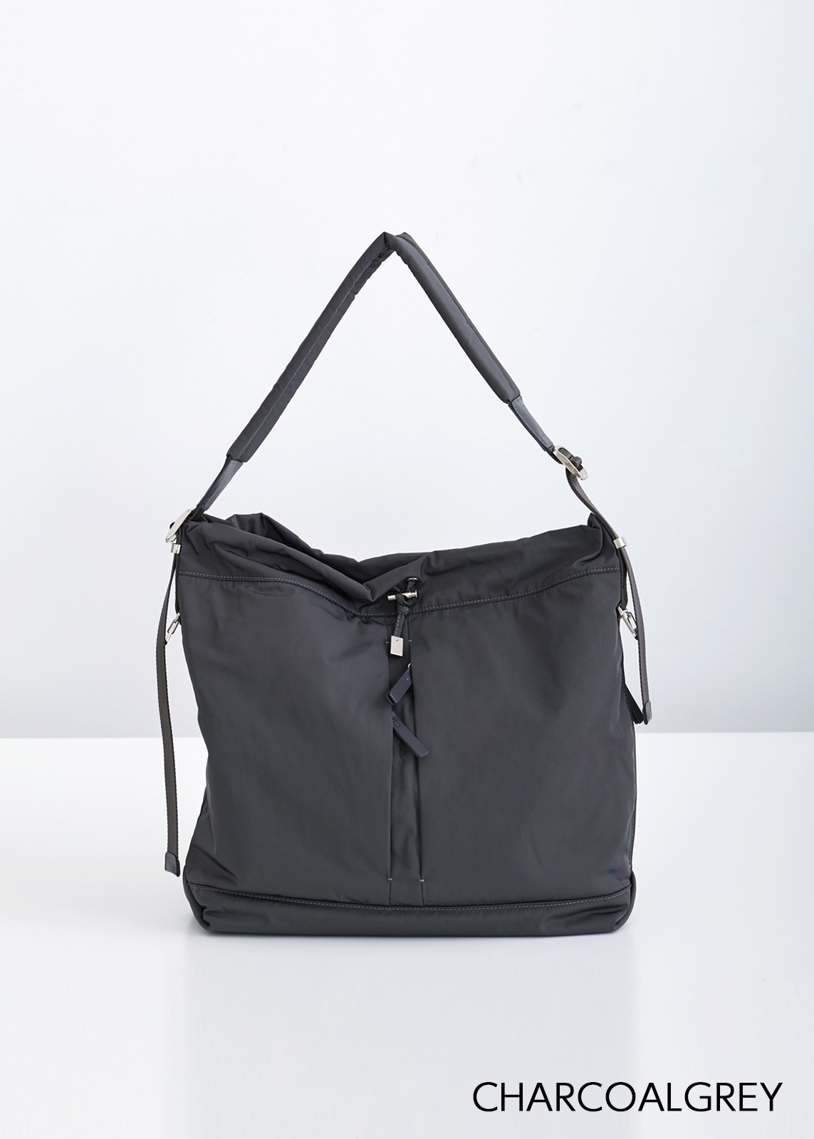 【story.(ストーリー)】ドローストリング ショルダー バッグ