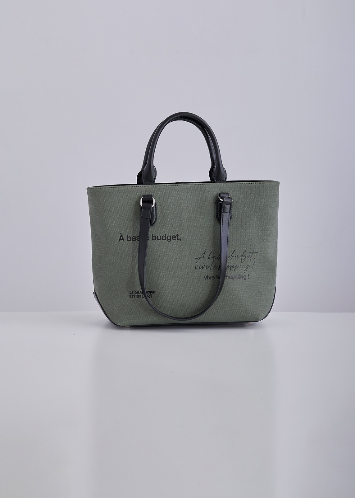 【PLUS an】2way キャンバス トート バッグ