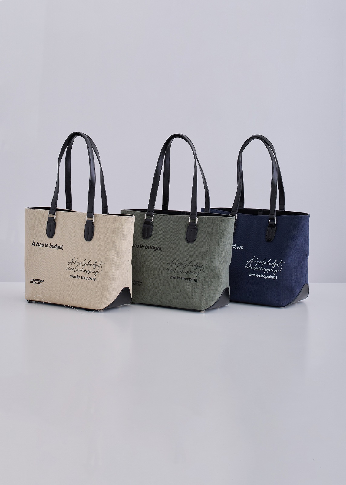 【PLUS an】2way キャンバス トート バッグ