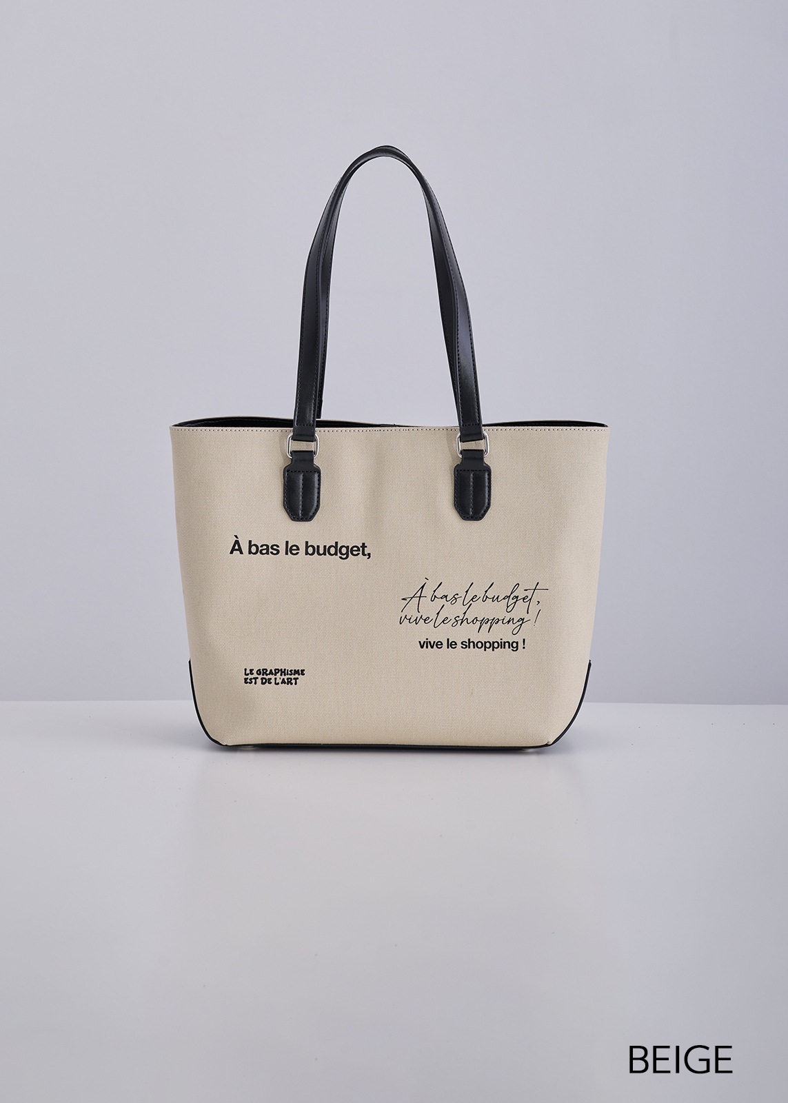 【PLUS an】2way キャンバス トート バッグ