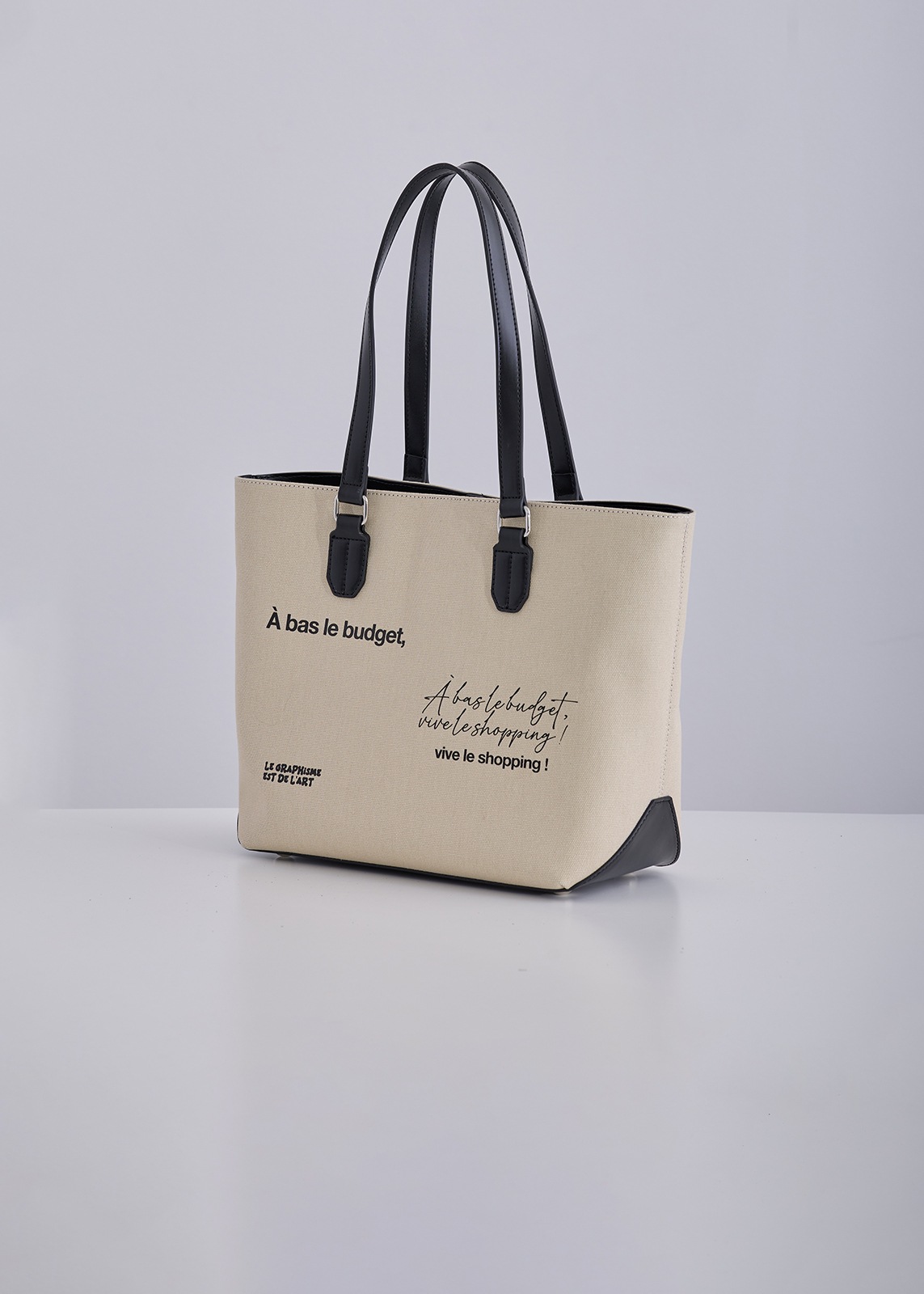 【PLUS an】2way キャンバス トート バッグ