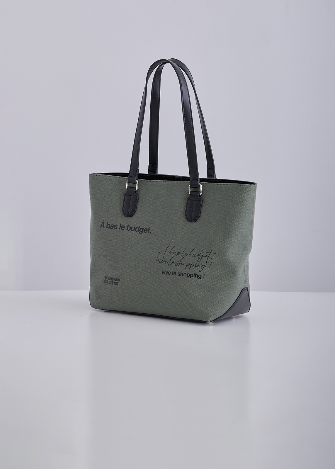 【PLUS an】2way キャンバス トート バッグ