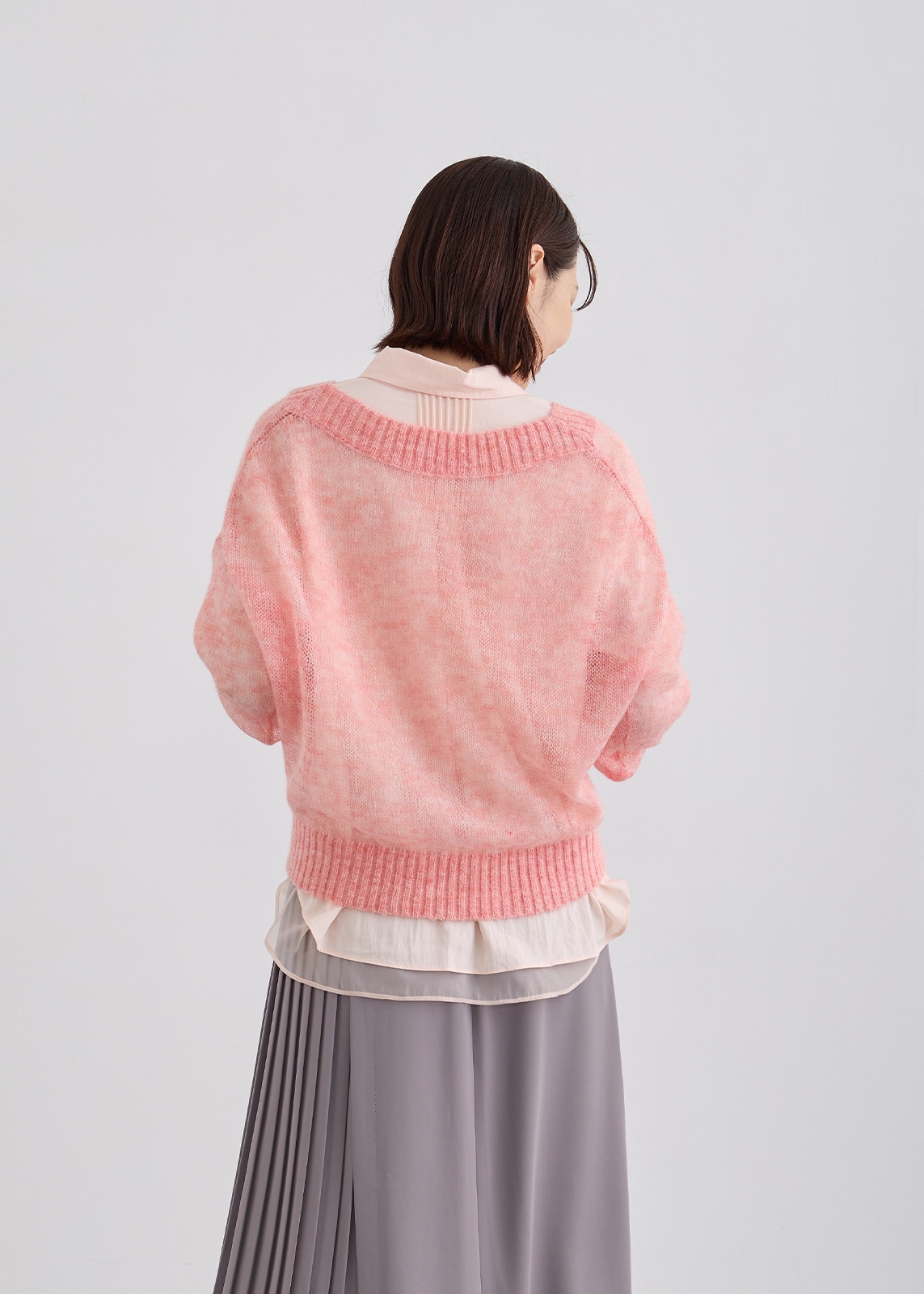 【KOOS】シアーモヘアニット