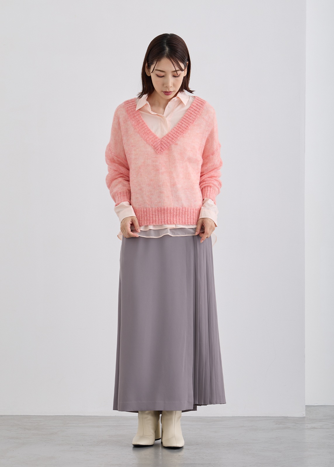 【KOOS】シアーモヘアニット