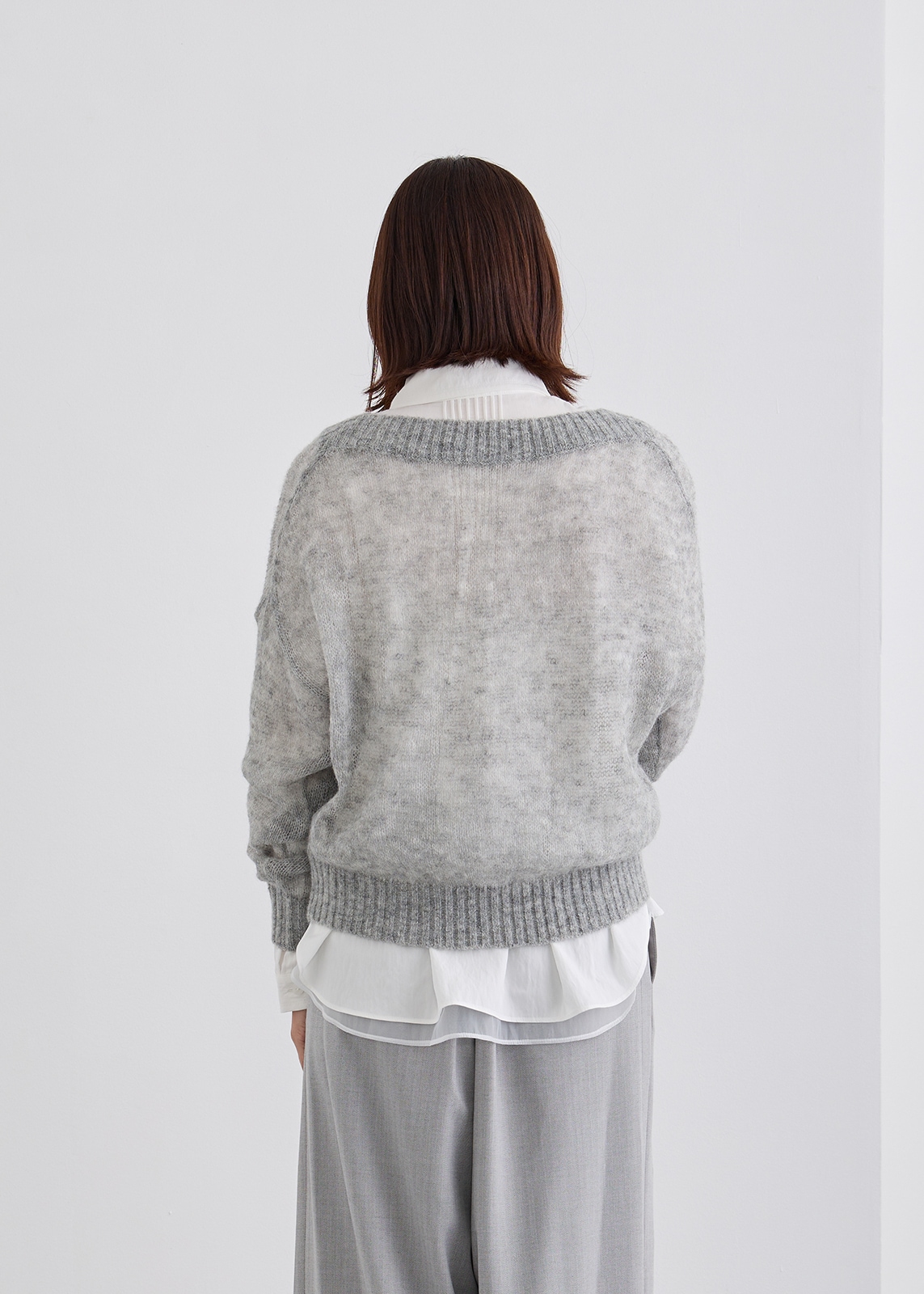 【KOOS】シアーモヘアニット