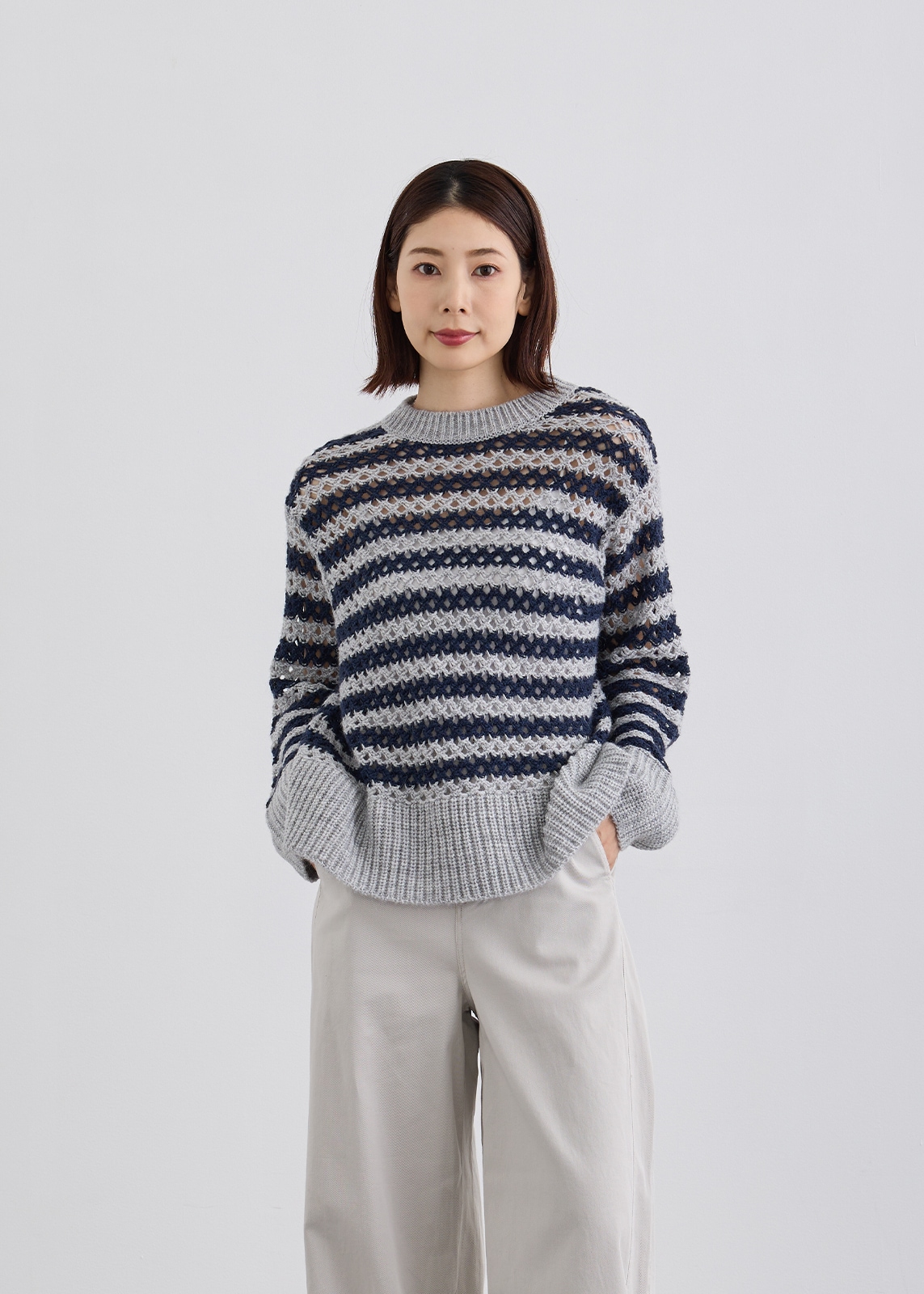 keinaritaバックスリットボアニット keinaritaバックスリットボアニット