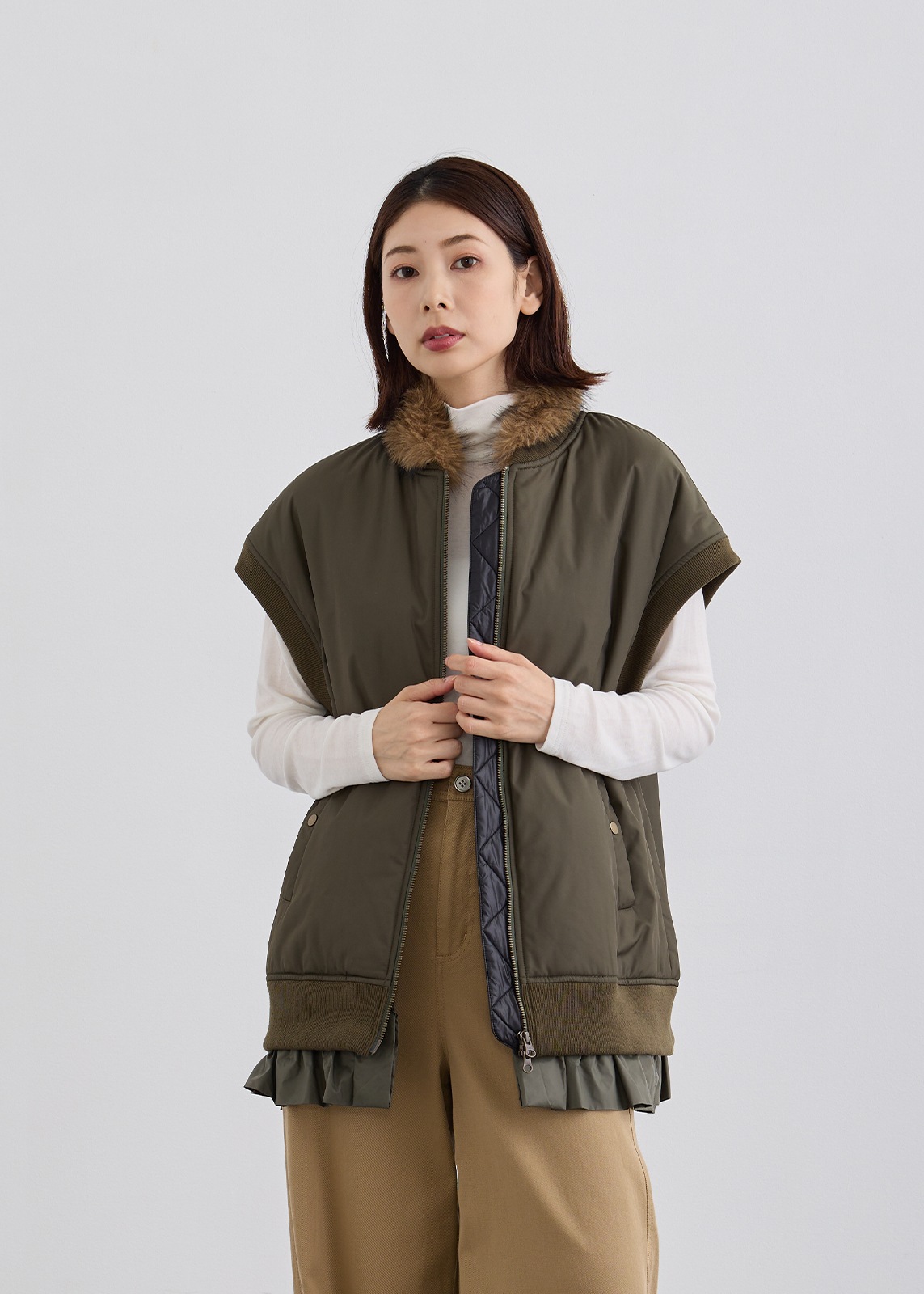 【Femicite】MA-1 ベスト