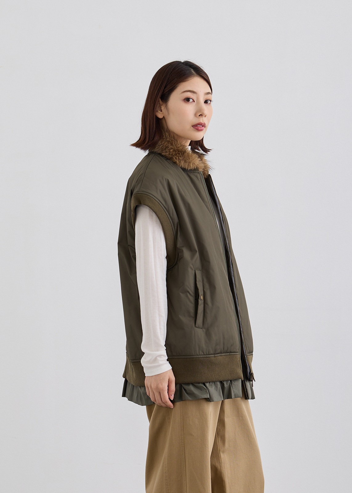 【Femicite】MA-1 ベスト