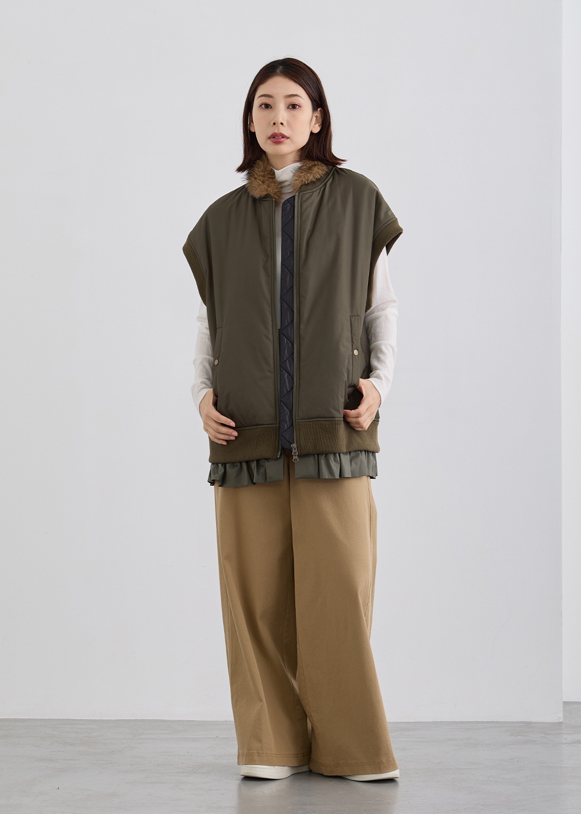 【Femicite】MA-1 ベスト