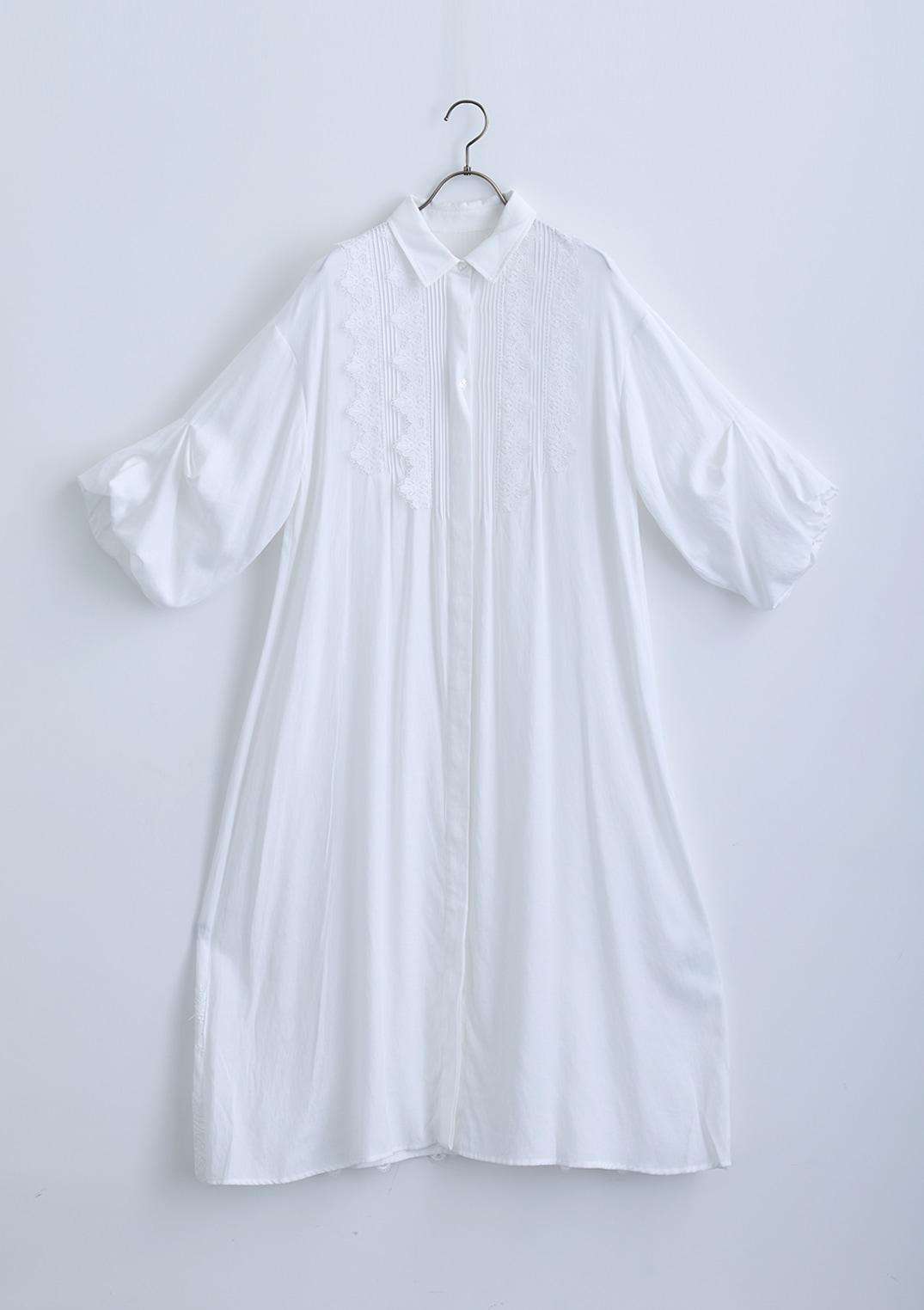 【KOOS】 タックレースワンピース