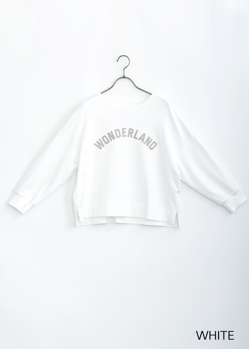 【LUISMARI】レザー ロゴ カットソー