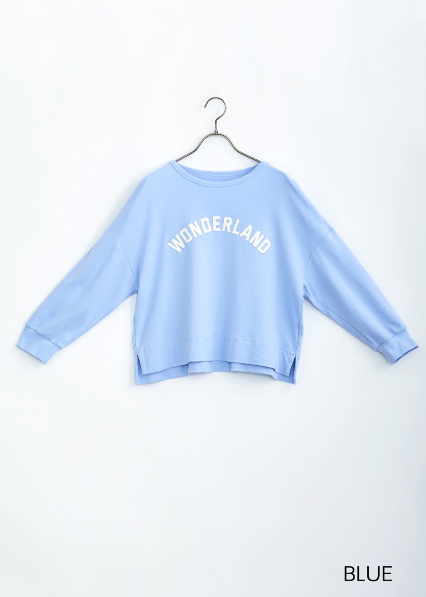 【LUISMARI】レザー ロゴ カットソー