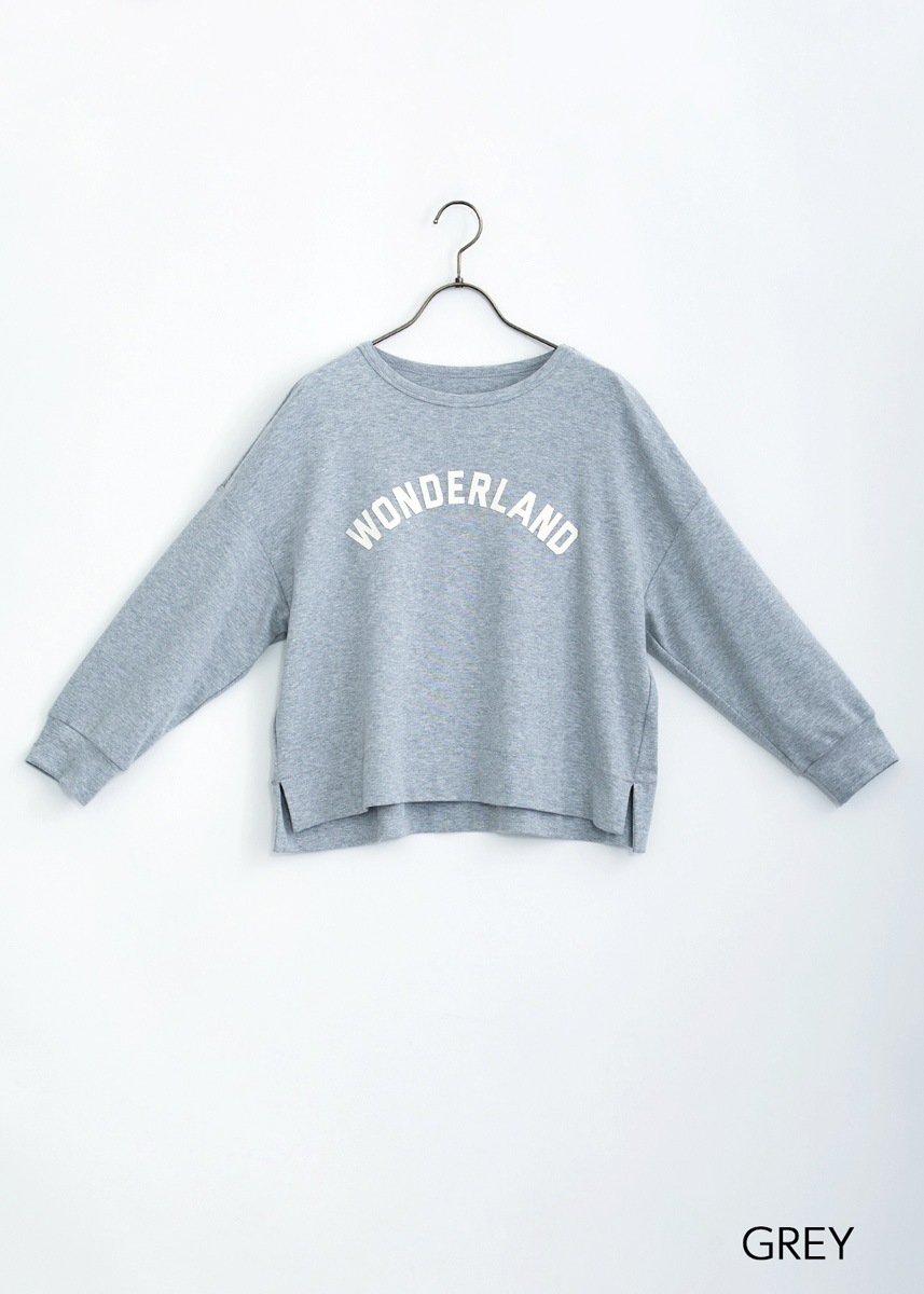 【LUISMARI】レザー ロゴ カットソー