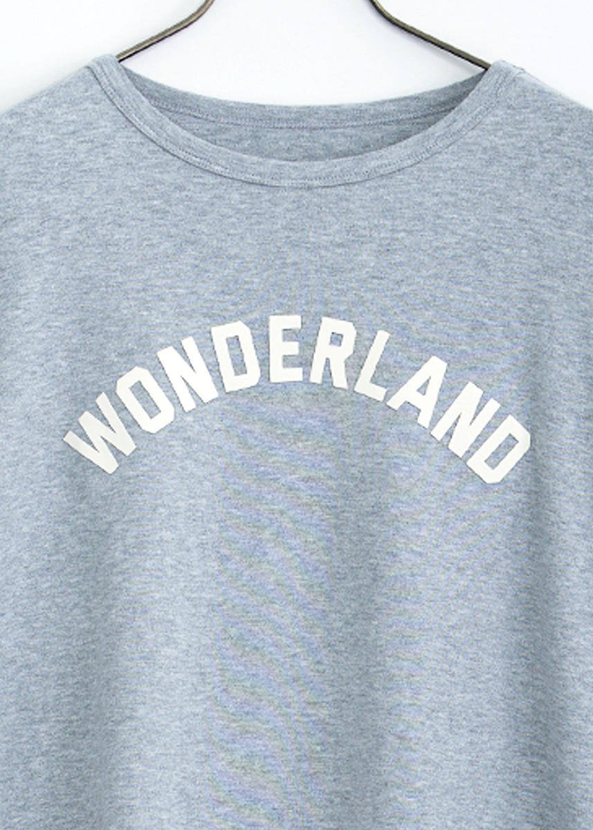 【LUISMARI】レザー ロゴ カットソー