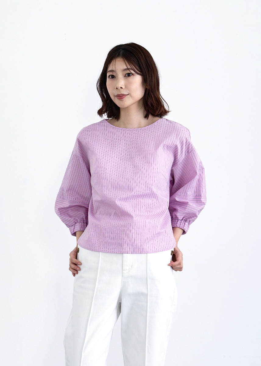 【LUISMARI】マルチ ストライプ ブラウス