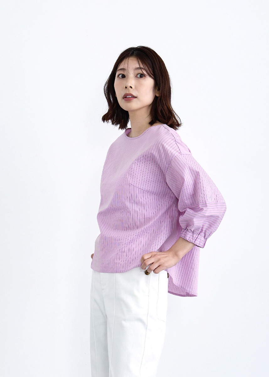 【LUISMARI】マルチ ストライプ ブラウス