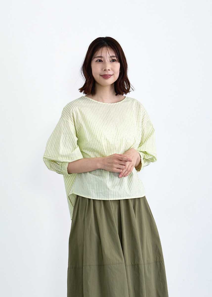 【LUISMARI】マルチ ストライプ ブラウス