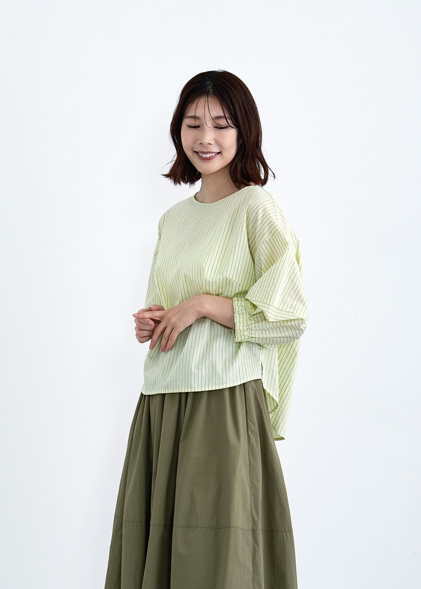 【LUISMARI】マルチ ストライプ ブラウス