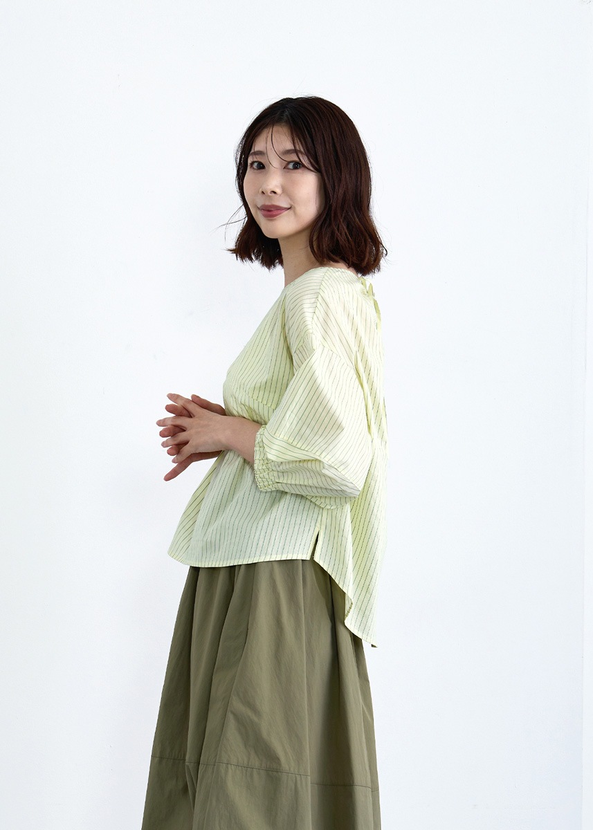 【LUISMARI】マルチ ストライプ ブラウス