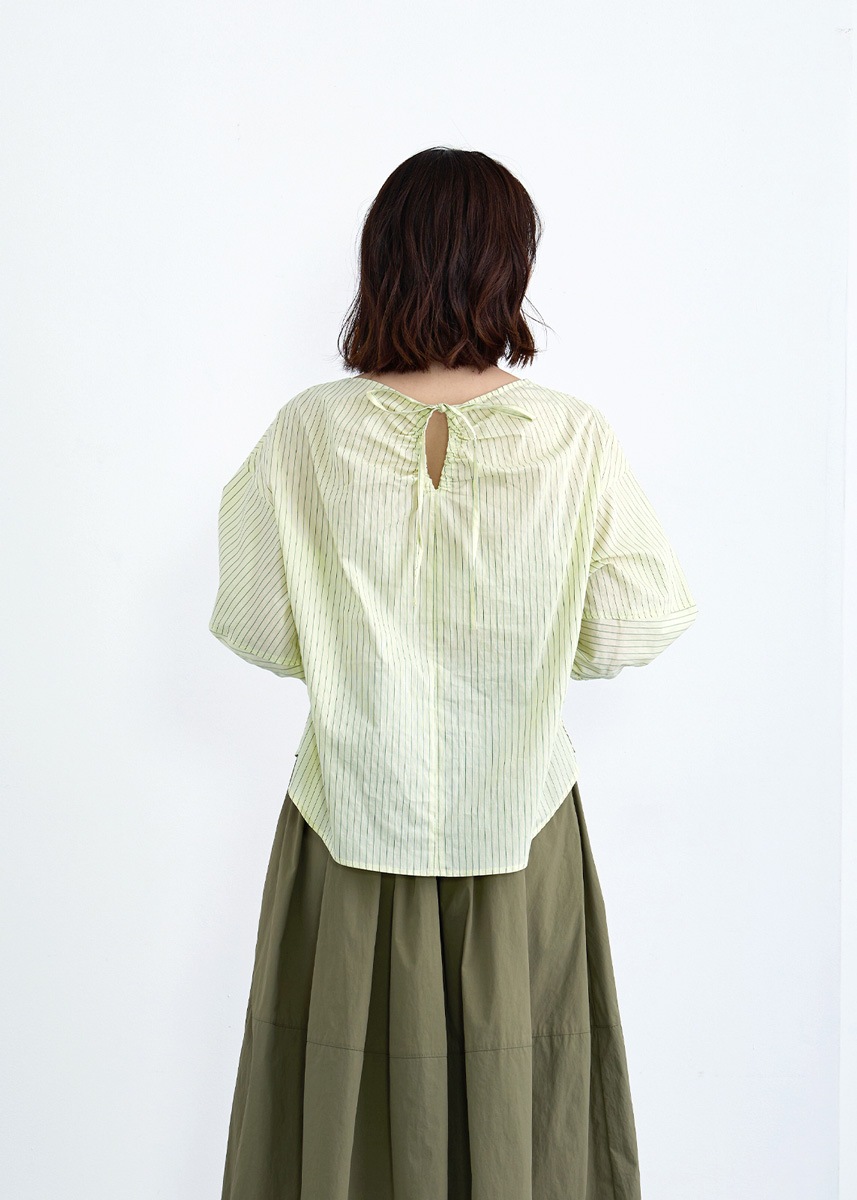 【LUISMARI】マルチ ストライプ ブラウス