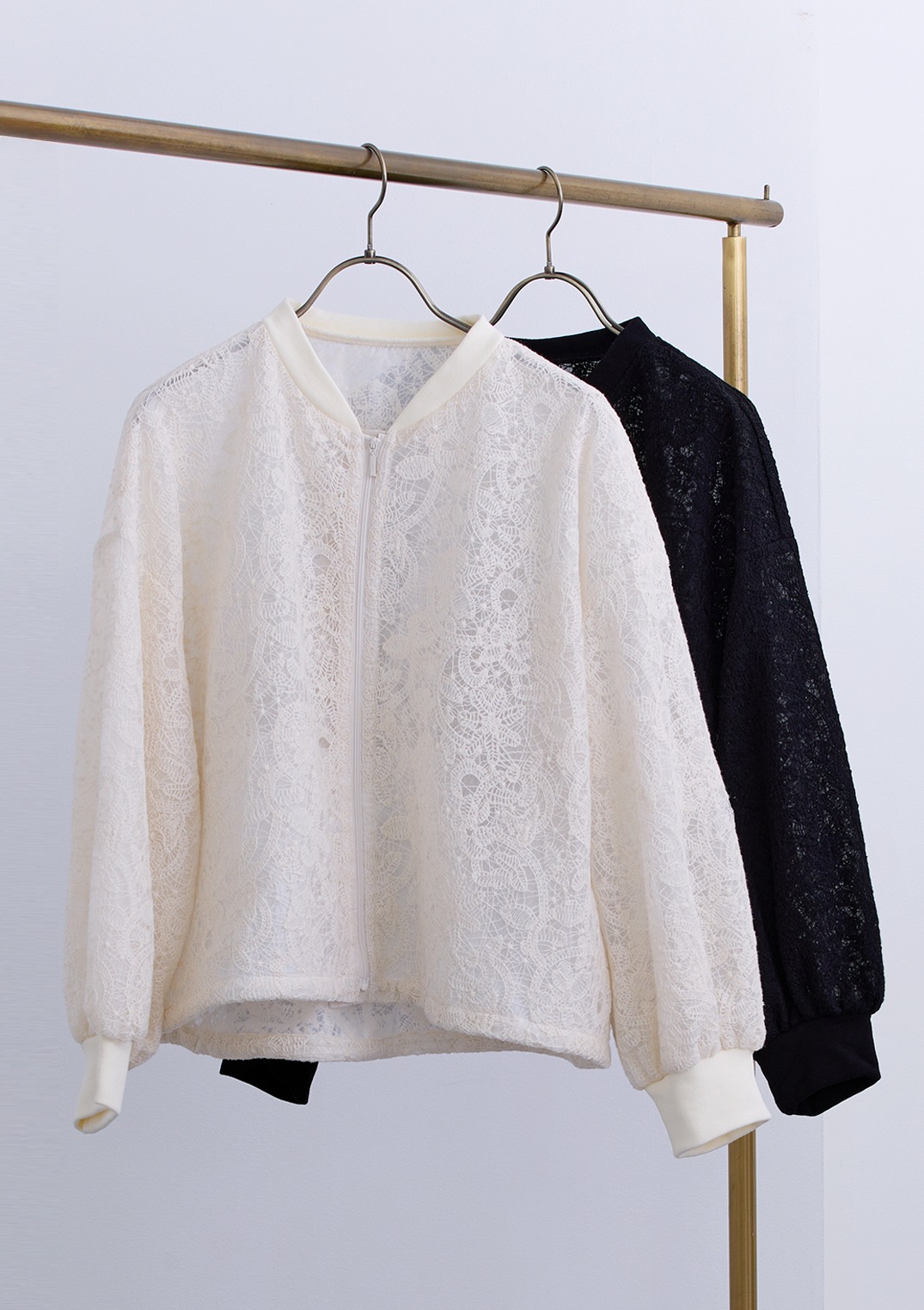 【KOOS】レーシー ZIP ブルゾン