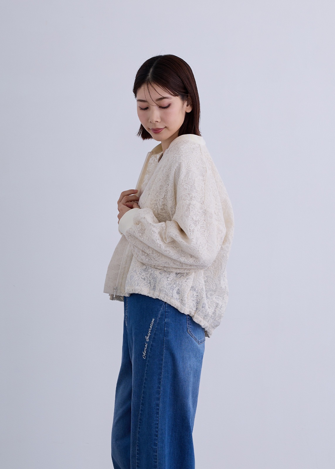 【KOOS】レーシー ZIP ブルゾン