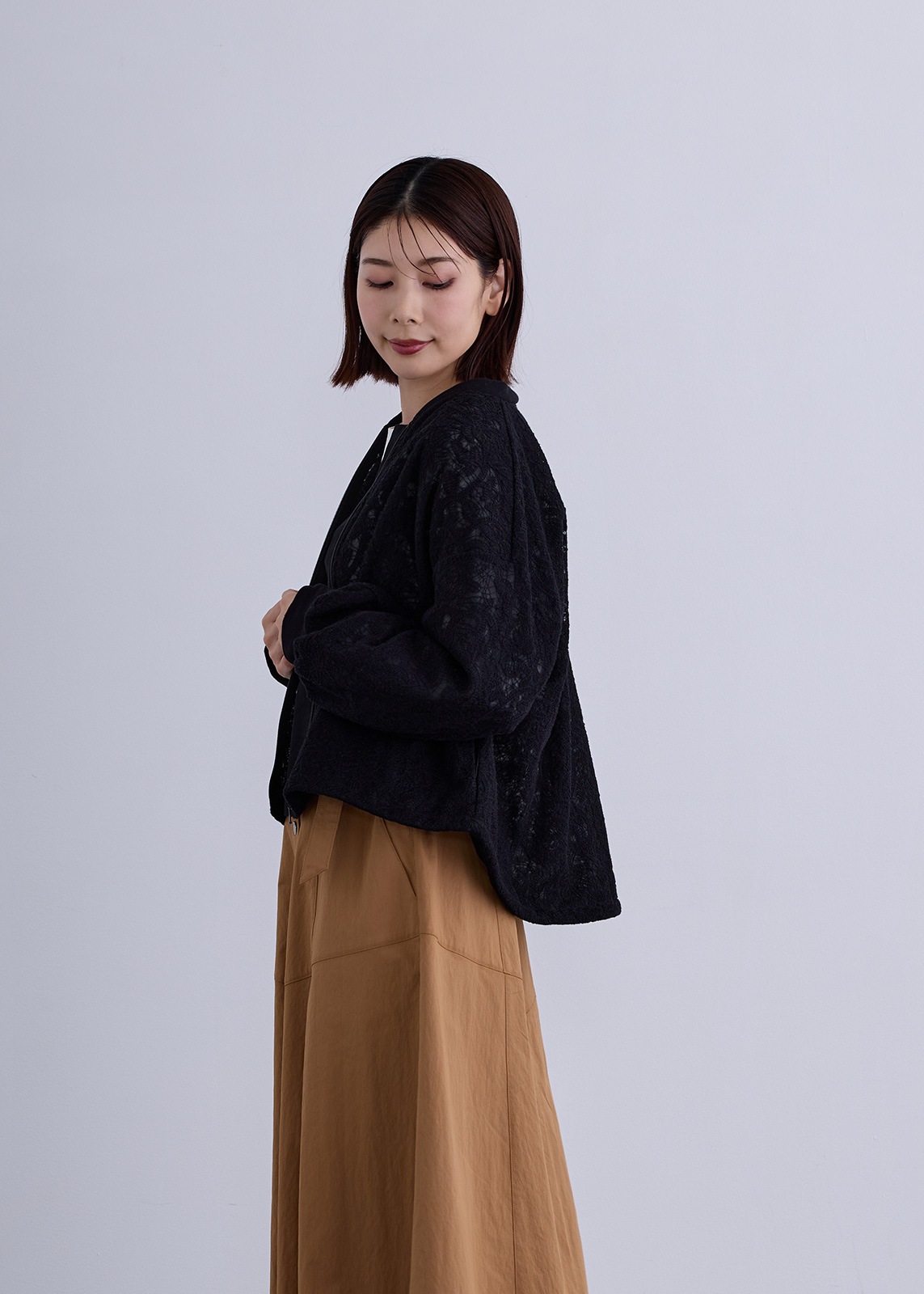 【KOOS】レーシー ZIP ブルゾン