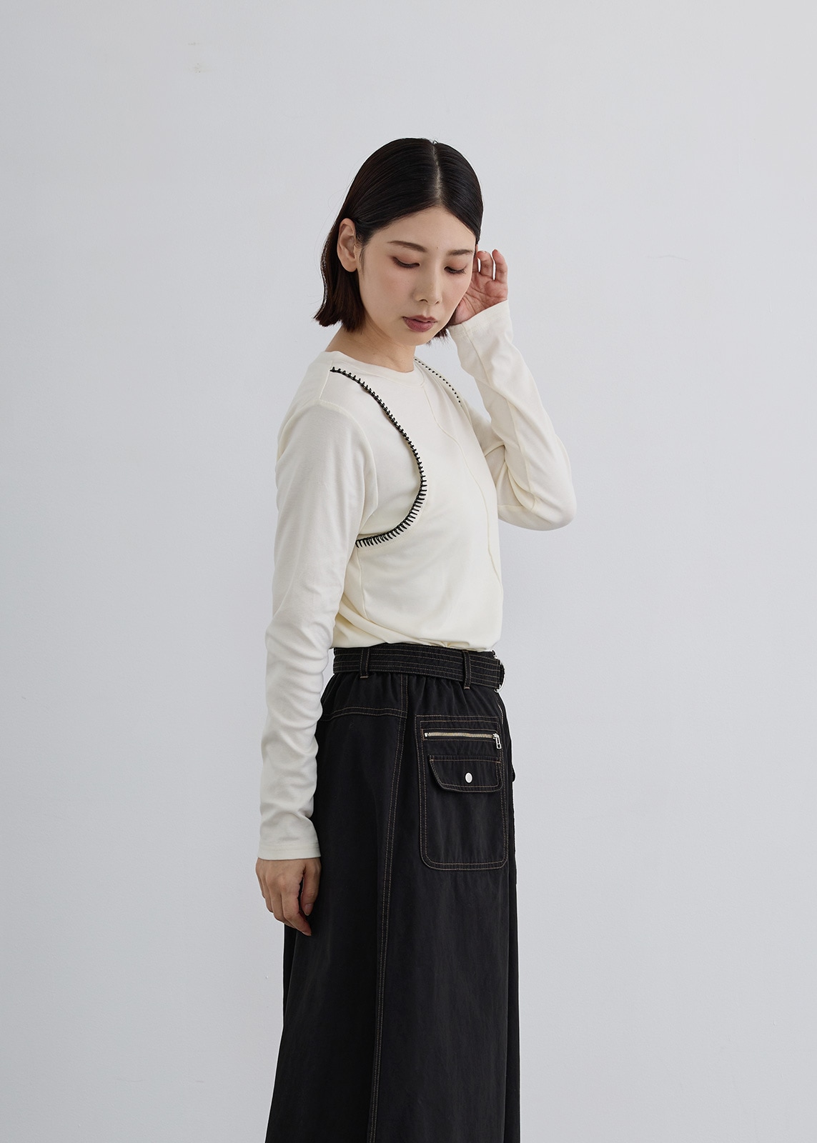 Femicite】ブランケット ステッチ プルオーバー | NEW ARRIVAL | Cour