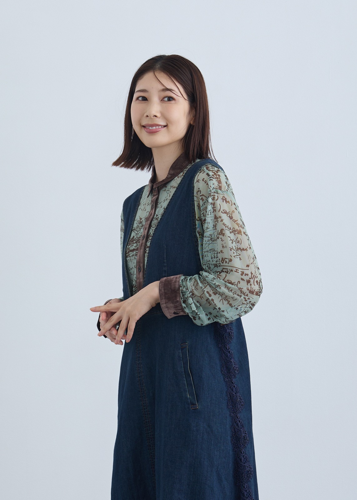 【KOOS】フォーミュラー プリントチュール シャツ