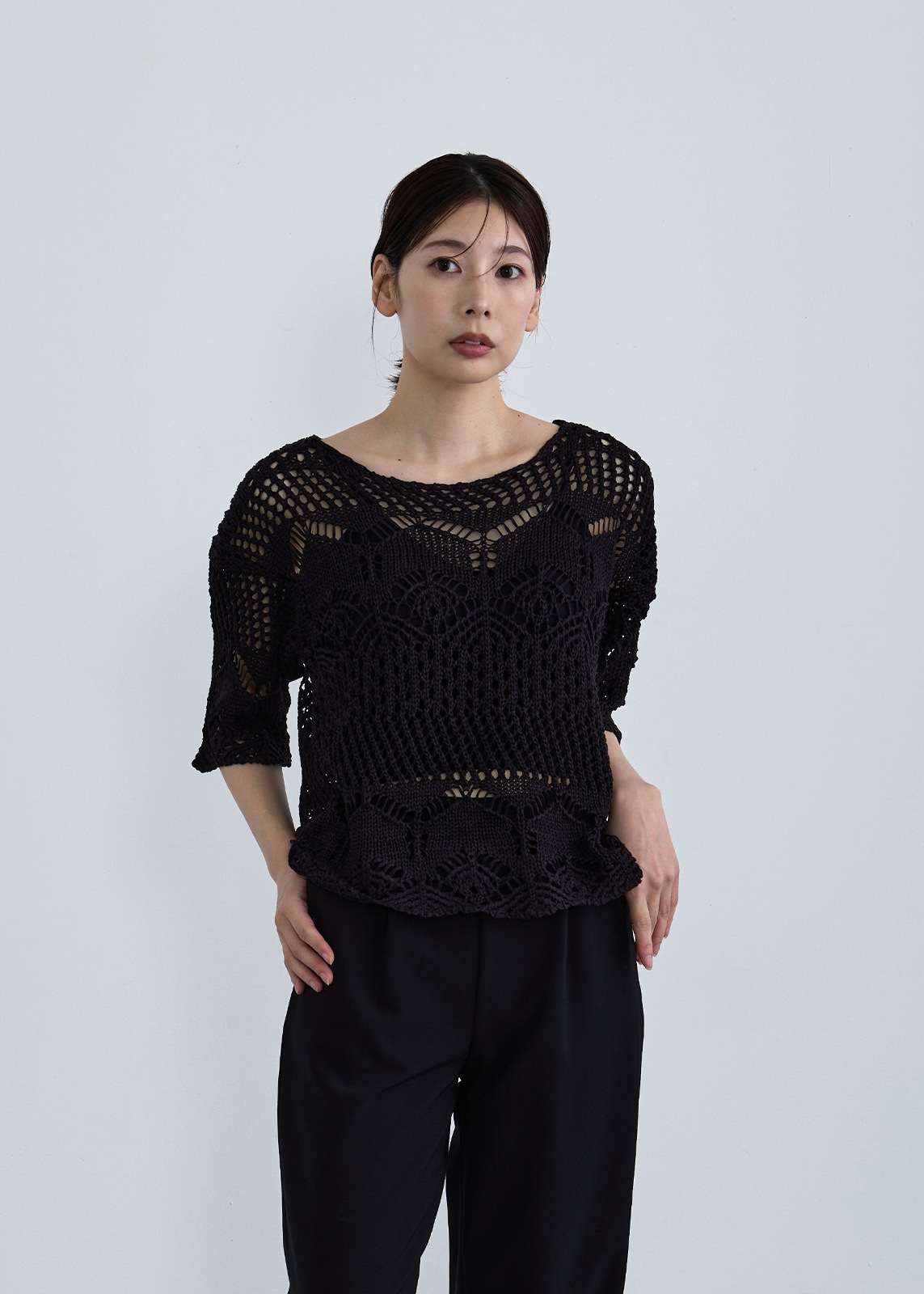 【KOOS】テープヤーン ニット