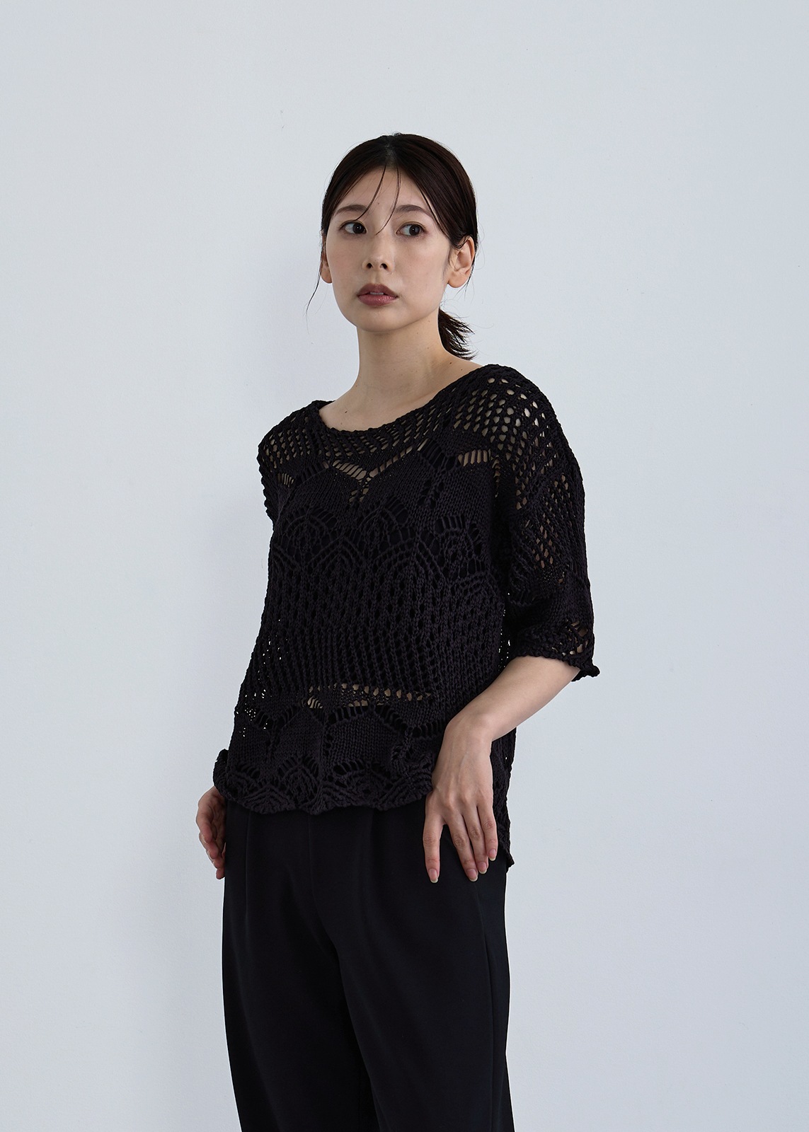 【KOOS】テープヤーン ニット