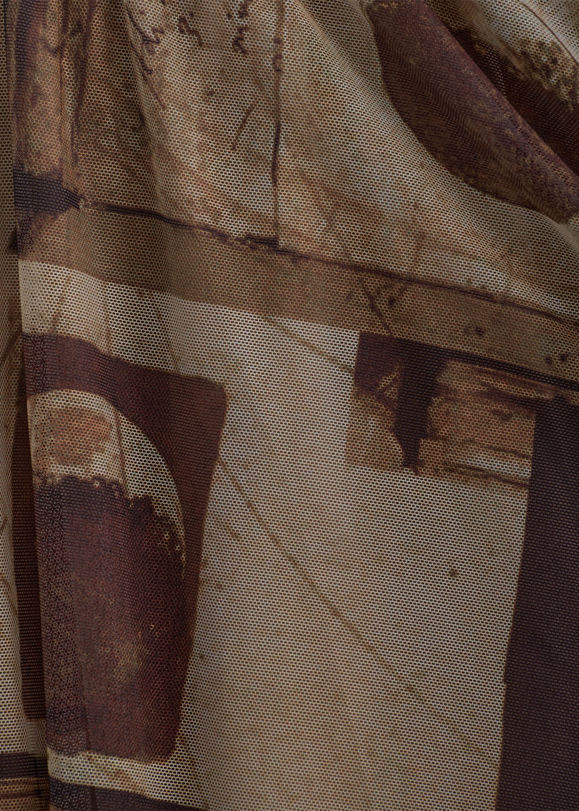 【KOOS】月の満ち欠け プリントチュール スカート